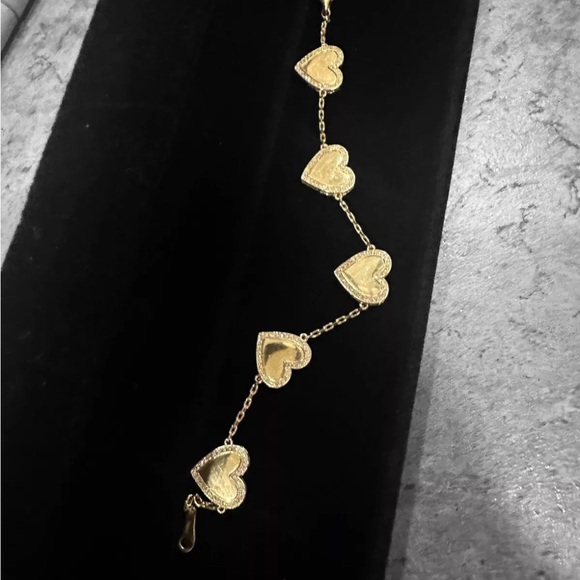 Made in Italy Gold and diamonds custom design 18 k solid gold NWT bracelet. - Picture 6 of 13